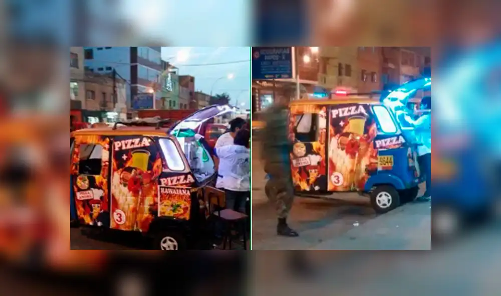 Facebook viral: peruano convierte su mototaxi en un ‘horno’ para pizza y sorprende a miles [FOTOS]