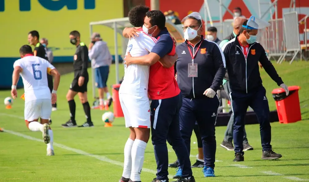 Oshiro Takeuchi y Jeferson Collazos marcaron los goles primer goles en el Atlético Grau vs. Binacional. Foto: Twitter / @LigaFutProf