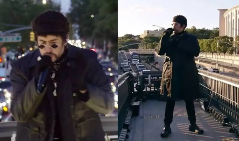 Bad Bunny realiza concierto sobre camión. | FOTO: Captura Youtube de Bad Bunny.