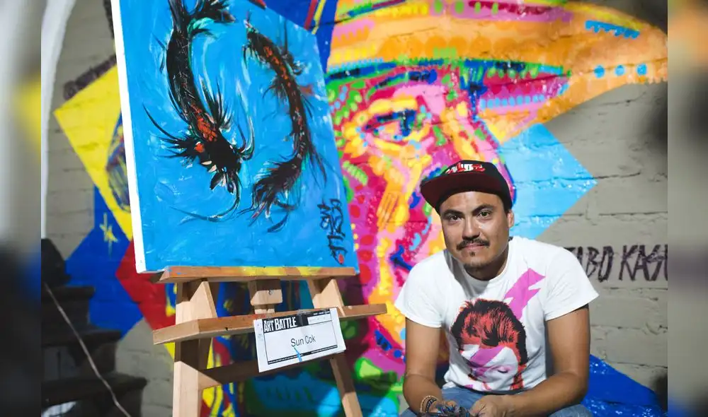 Artista peruano Sun Cok ganó competencia I Arte Battle Lima 2019 