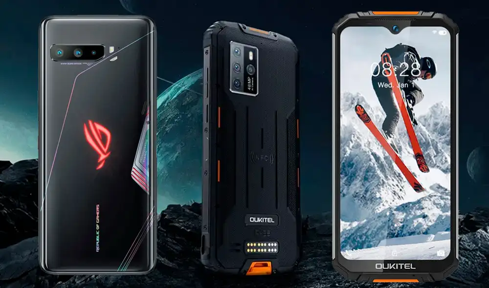 En esta lista encontrarás el teléfono más potente, pues cuenta con una batería de 10.000 mAh. Foto composición La República