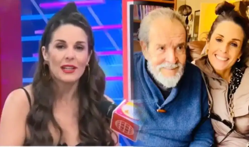 Rebeca Escribens perdió a su padre en junio de este año. Foto: composición LR/ caputra/ América TV.