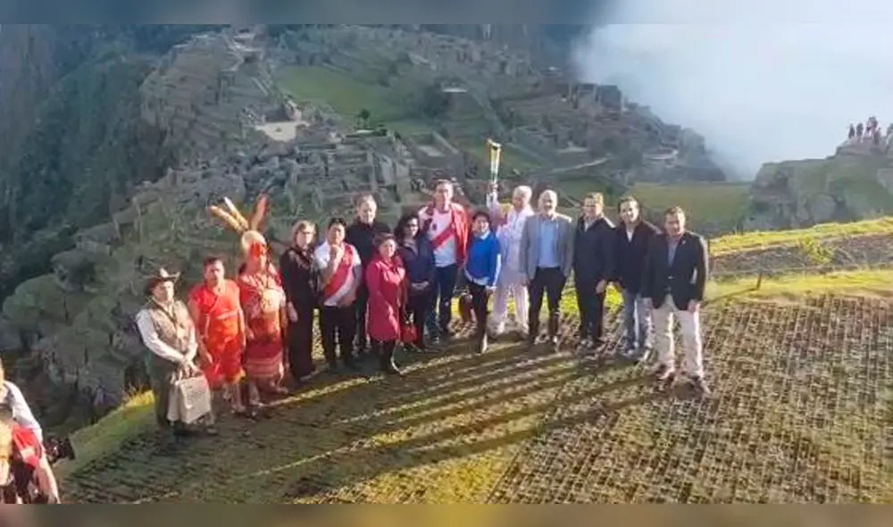 Encienden la llama de los Panamericanos Lima 2019 en Machu Picchu – Cusco Encienden la llama de los Panamericanos Lima 2019 en Machu Picchu – Cusco