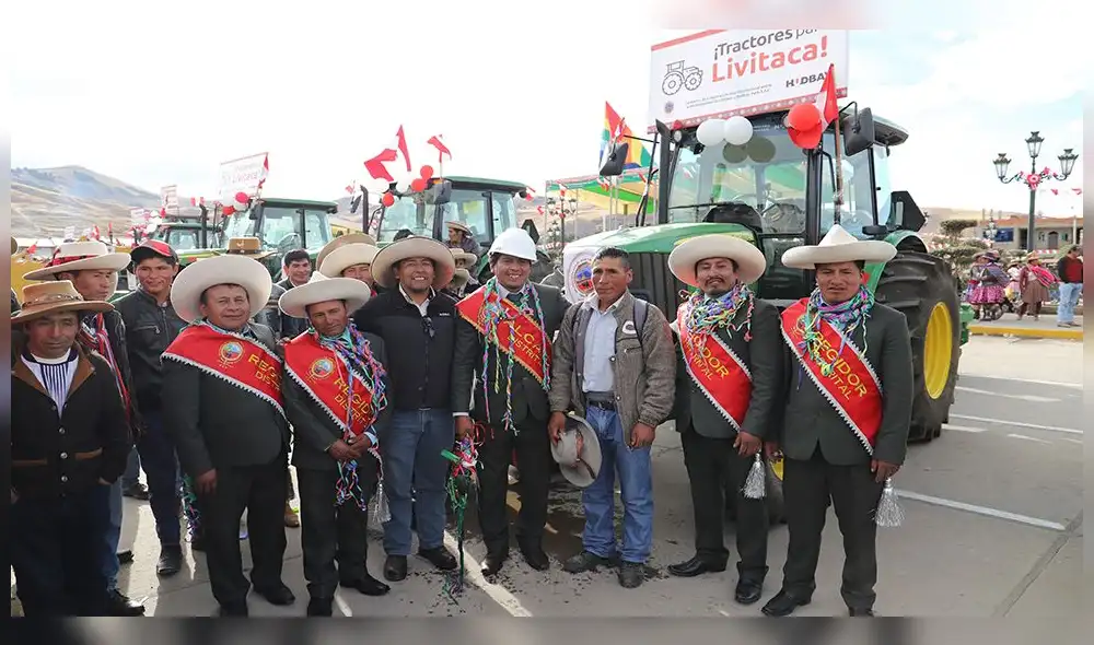 Maquinarias fueron entregadas a favor de la población de Livitaca en Cusco. Maquinarias fueron entregadas a favor de la población de Livitaca en Cusco.
