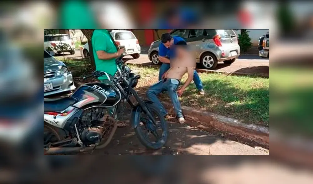 Hombre que se desnudó y se arrancó los ojos en Paraguay causa conmoción 