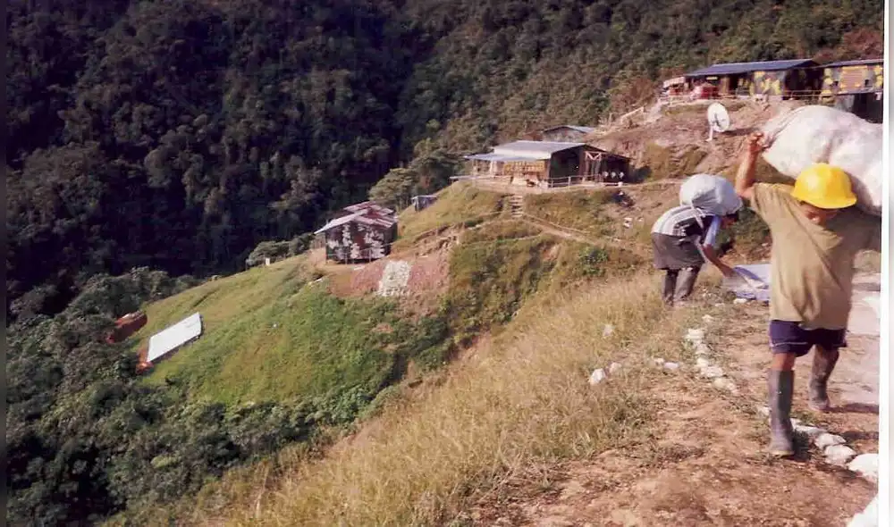 Reservistas awajún destruyen campamento minero de empresa Afrodita