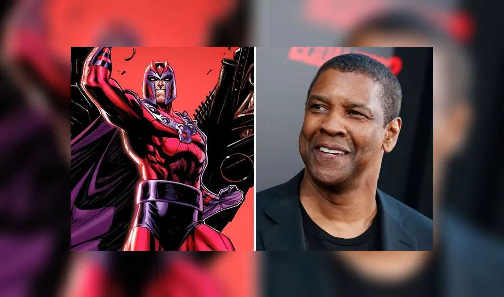 Denzel Washington podría ser el nuevo Magneto. Créditos: Composición