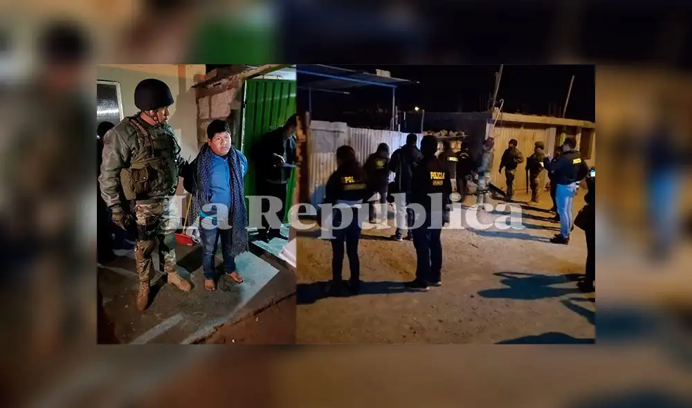 Policía allanó dos inmuebles del detenido Policía allanó dos inmuebles del detenido