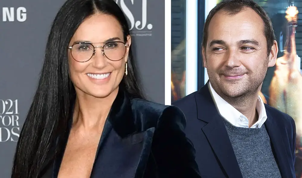 Demi Moore de 59 años, y Daniel Humm, de 46 fueron captados juntos durante la Semana de la Moda de París 2022. Foto: Demi Moore/Daniel Humm/Instagram