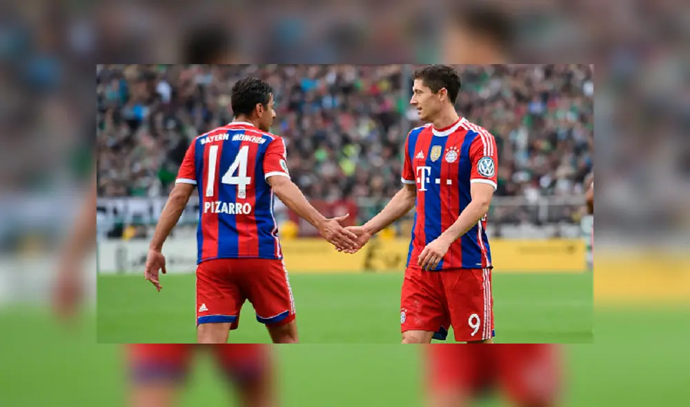 Robert Lewandowski sobre Claudio Pizarro: “Su técnica era increíble” 