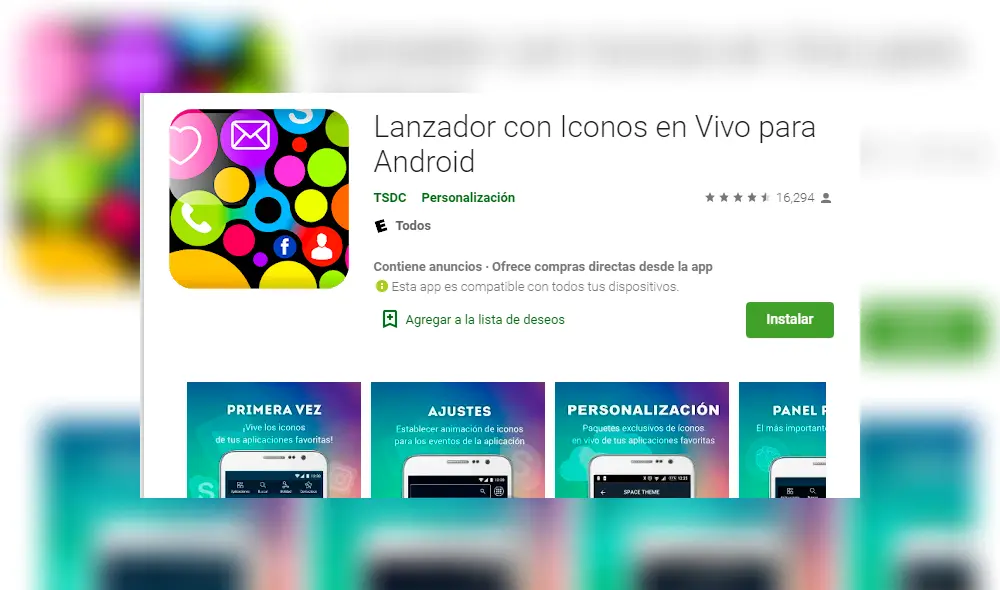 La app es gratuita. Foto: Captura / Play Store. La app es gratuita. Foto: Captura / Play Store.