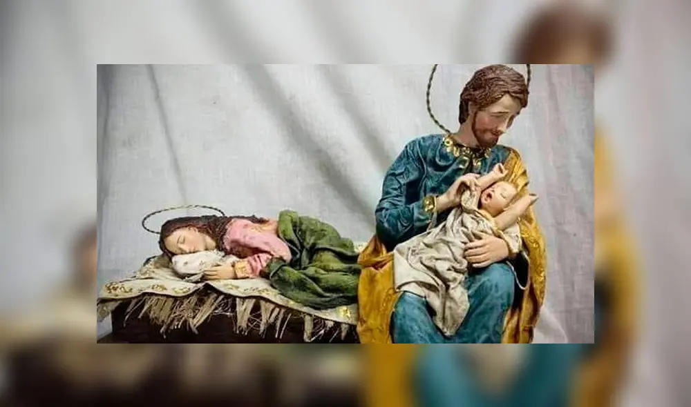 Nacimiento "Virgen descansa y José cuida al niño Jesús" Nacimiento "Virgen descansa y José cuida al niño Jesús"