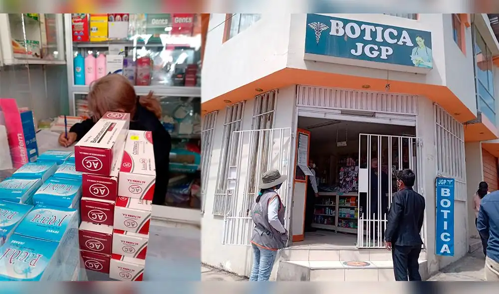 Los negocios no laboraban con presencia de director técnico, por lo que fueron cerrados. Foto: Diremid.