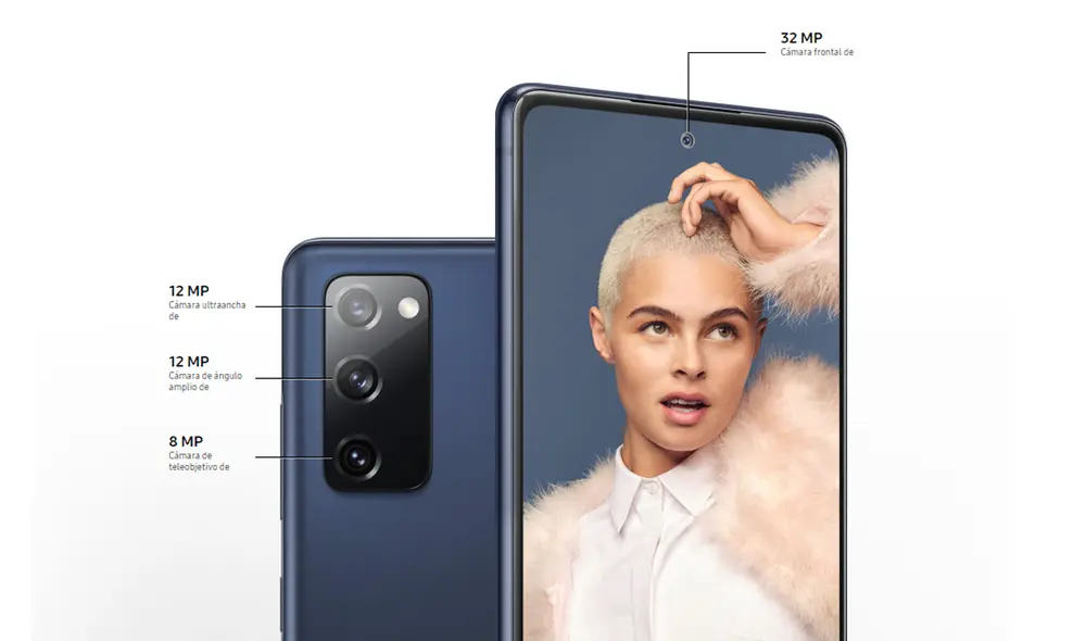 Sistema fotográfico del Galaxy S20 FE. | Foto: Samsung