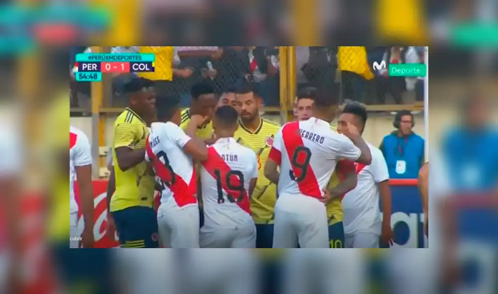 Perú vs Colombia: Yoshimar Yotún se va expulsado por agredir a un rival [VIDEO]