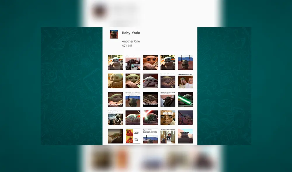 WhatsApp: truco secreto te permite tener los stickers de ‘Baby Yoda’ y usarlos en tus conversaciones