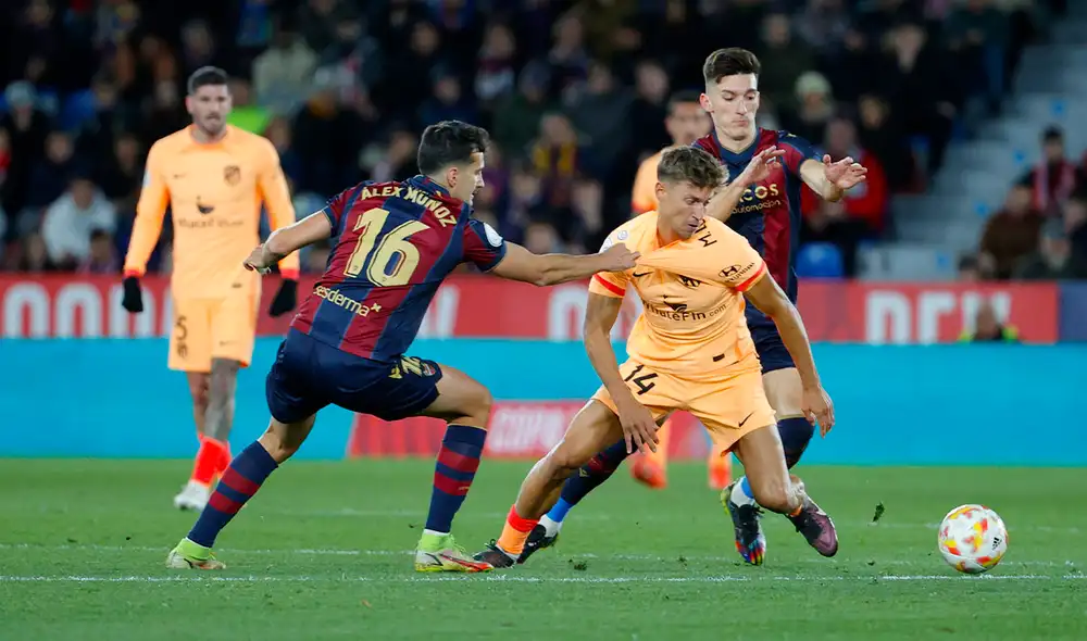 Atlético de Madrid y Levante definirán al clasificado a cuartos de la Copa del Rey. Foto: EFE