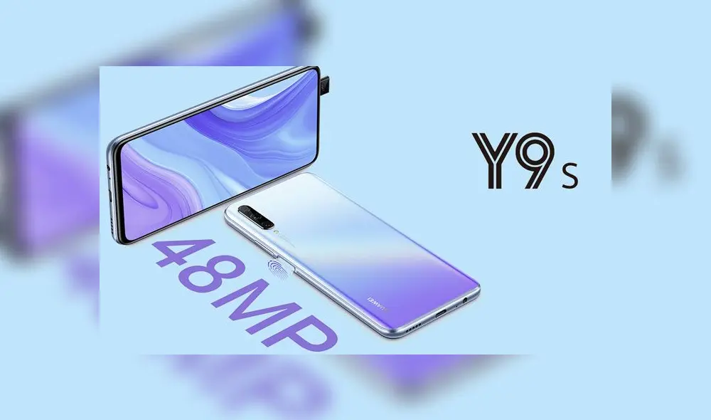 Huawei Y9s llega con triple cámara trasera.