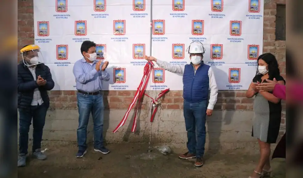 inauguran obra saneamiento inauguran obra saneamiento