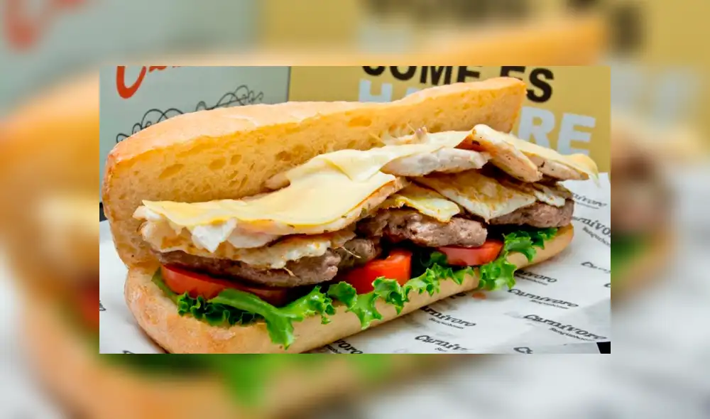 Facebook viral: restaurante peruano dará S/ 2000 a persona que coma su ‘mega sanguche’ en 7 minutos