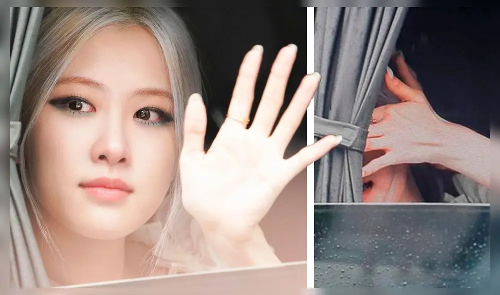 Rosé (BLACKPINK) de repente se echó a llorar a la salida del Inkigayo SBS. Crédito: fotocomposición Rosé (BLACKPINK) de repente se echó a llorar a la salida del Inkigayo SBS. Crédito: fotocomposición