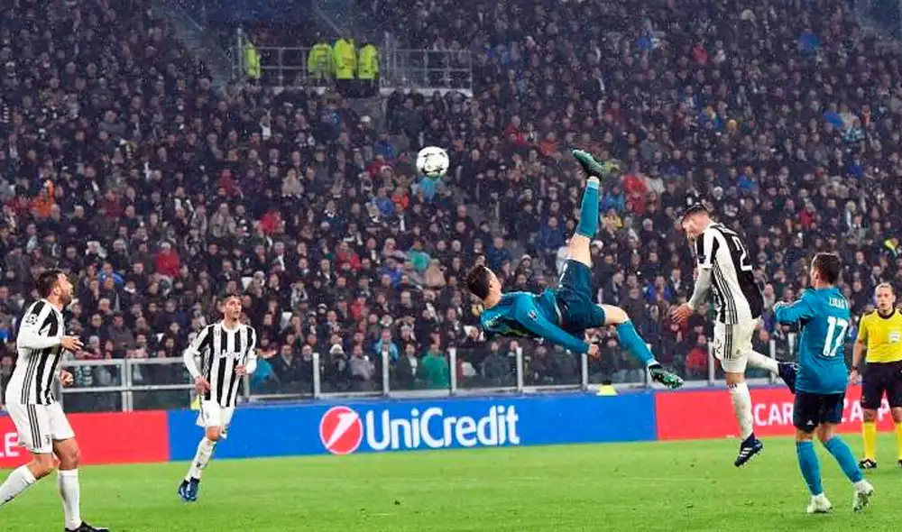 Cristiano Ronaldo marcó uno de los mejores de la historia de la Champions League en el Juventus vs. Real Madrid en el 2018. | Foto: EFE Cristiano Ronaldo marcó uno de los mejores de la historia de la Champions League en el Juventus vs. Real Madrid en el 2018. | Foto: EFE