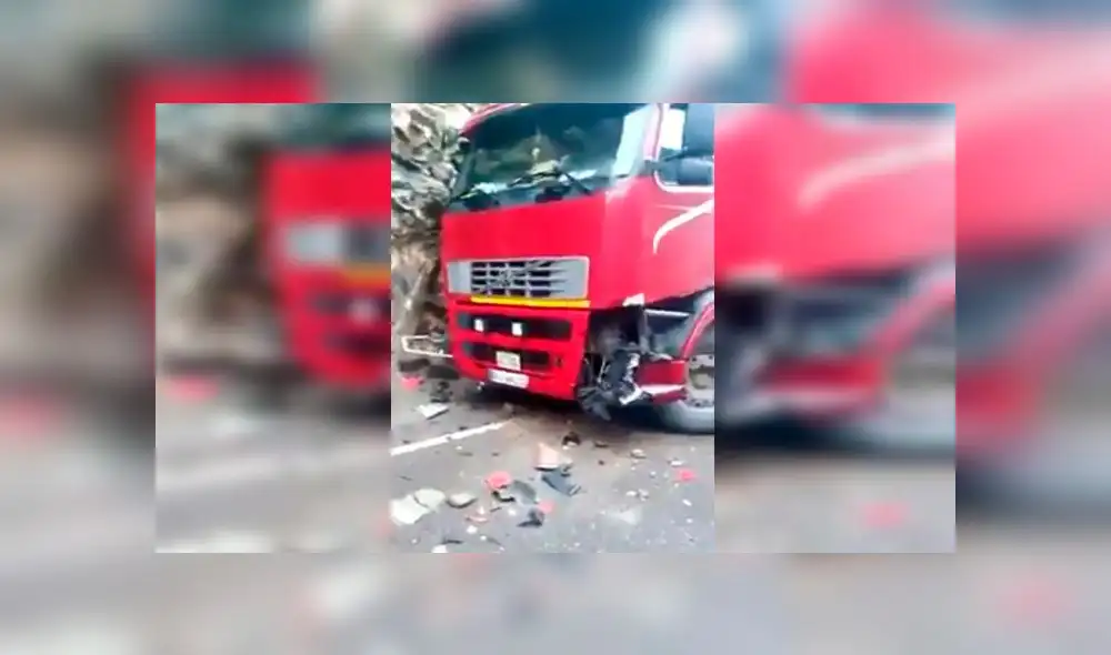 Arequipa: Triple choque bloqueó paso por la Panamericana sur [VIDEO]