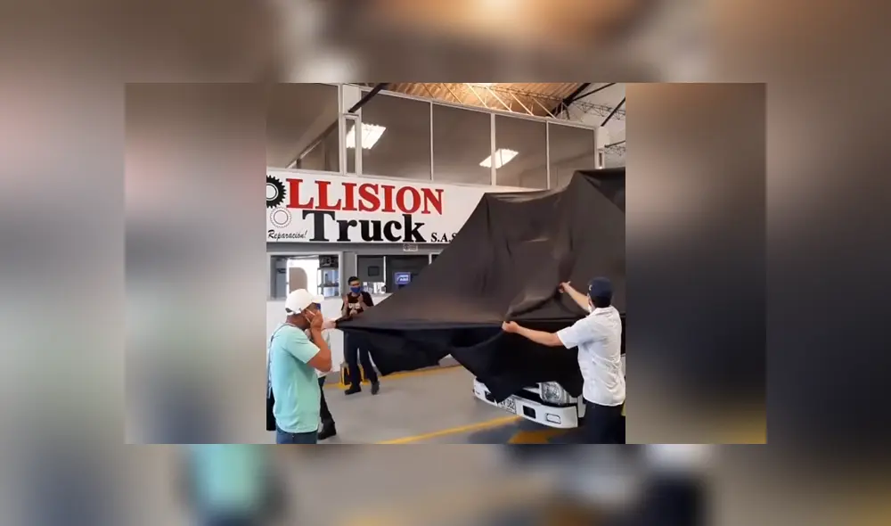 El hombre fue sorprendido al recibir su camión completamente restaurado. Foto: Facebook El hombre fue sorprendido al recibir su camión completamente restaurado. Foto: Facebook