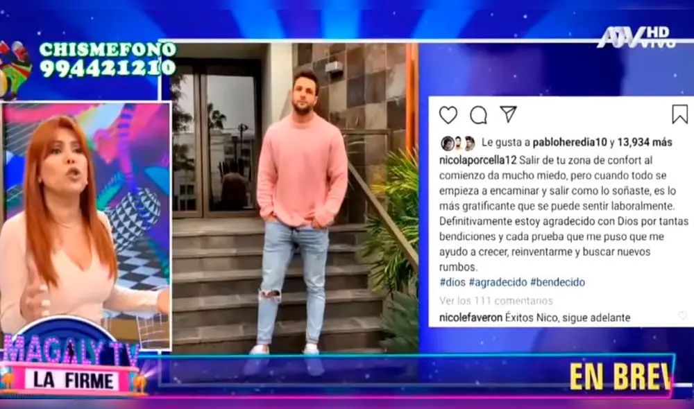 Magaly Medina y Nicola Porcella Magaly Medina y Nicola Porcella