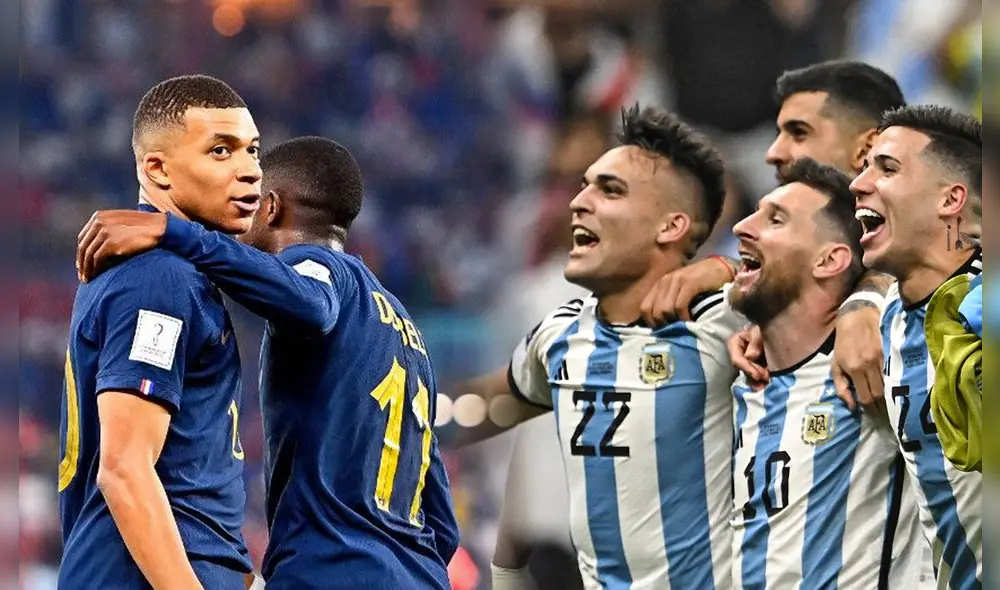 Francia y Argentina en enfrentarán por primera vez en una final de la Copa del Mundo. Foto: composición LR/EFE/AFP