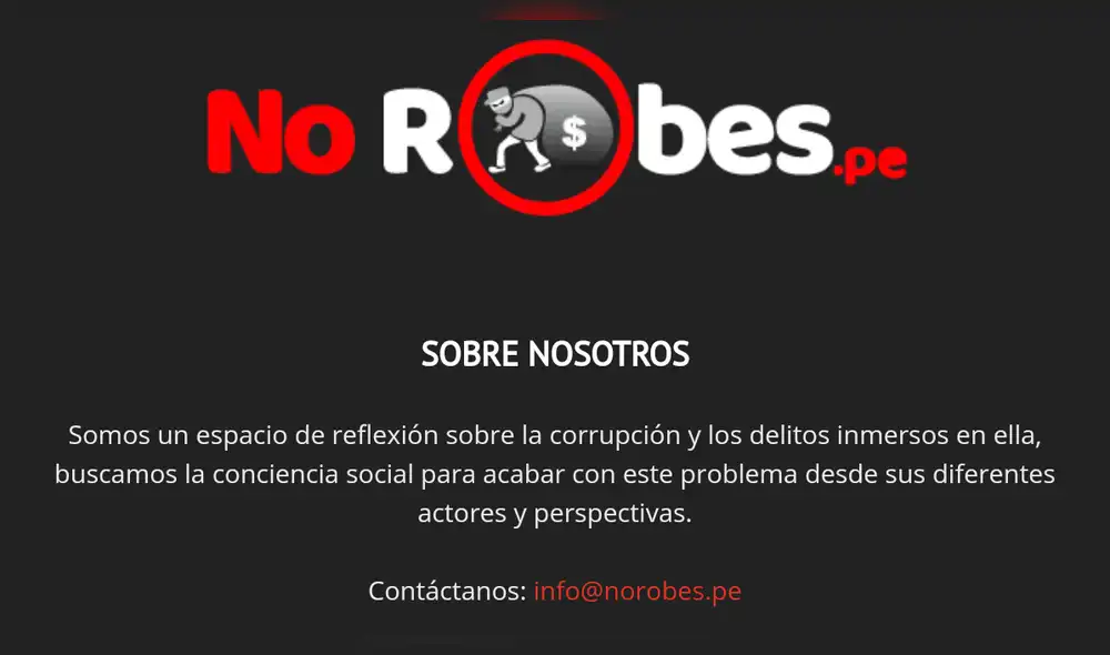 Junín: Estudiantes crean "Norobes" portal web que promueve la lucha contra la corrupción