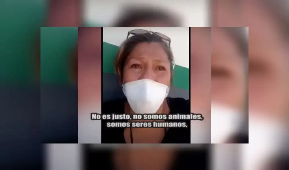 La ahora viuda ya tiene un pulmón infectado y necesita oxígeno. Foto: Captura. La ahora viuda ya tiene un pulmón infectado y necesita oxígeno. Foto: Captura.