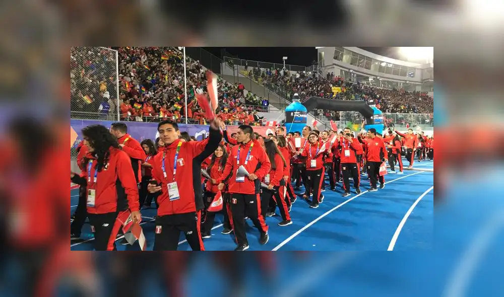 Juegos Suramericanos: delegación peruana participó en inauguración del evento