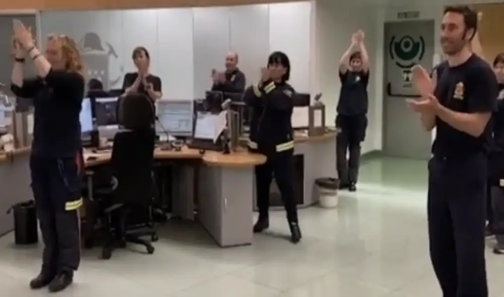 Video de LaLiga dedicado a trabajadores de la salud y seguridad.