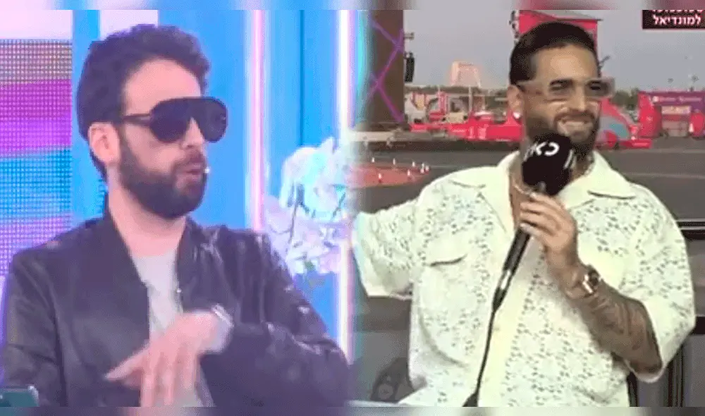 Rodrigo González criticó el comportamiento de Maluma. Foto: composición LR/Willax TV/Twitter Rodrigo González criticó el comportamiento de Maluma. Foto: composición LR/Willax TV/Twitter