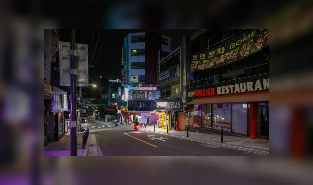 El barrio de Itaewon, en Seún, uno de los epicentros de los últimos rebrotes en la capital surcoreana. Foto: Zuma Press El barrio de Itaewon, en Seún, uno de los epicentros de los últimos rebrotes en la capital surcoreana. Foto: Zuma Press