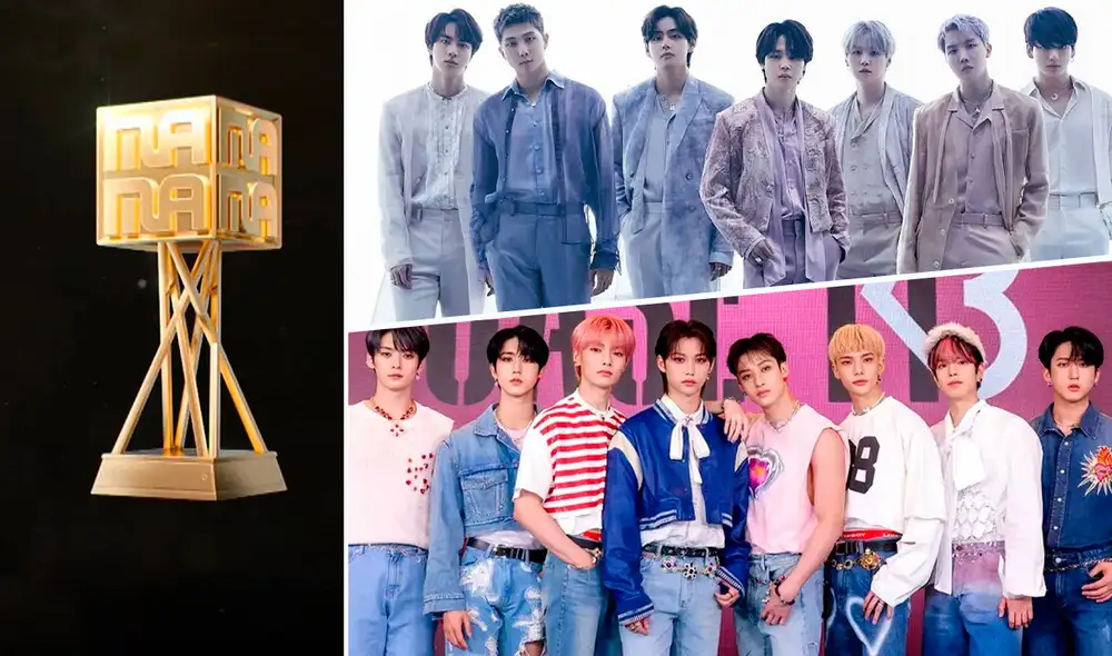 MAMA AWARDS 2022: BTS y Stray Kids disputan el primer lugar en votos de la web. Foto: composición/Mnet
