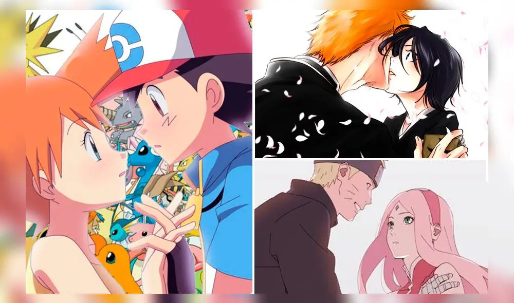 Parejas animes que no fueron canon. Créditos: Composición Parejas animes que no fueron canon. Créditos: Composición