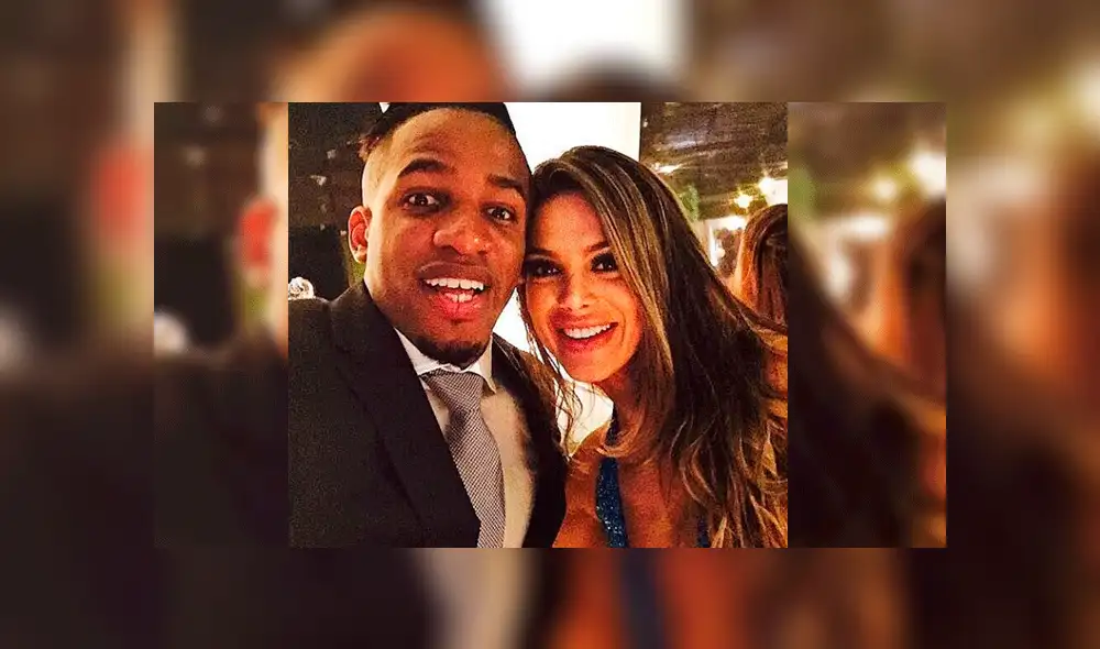Jefferson Farfán le envía afectuoso saludo a Vanessa Jerí por su cumpleaños y ella le responde 