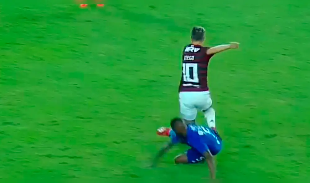 Copa Libertadores 2019: Diego sufre rotura de tobillo en el Flamengo vs. Emelec.