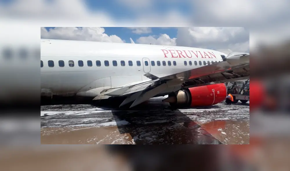 Avión de Peruvian Airlines sufre desperfecto en aeropuerto de Bolivia [VIDEO]