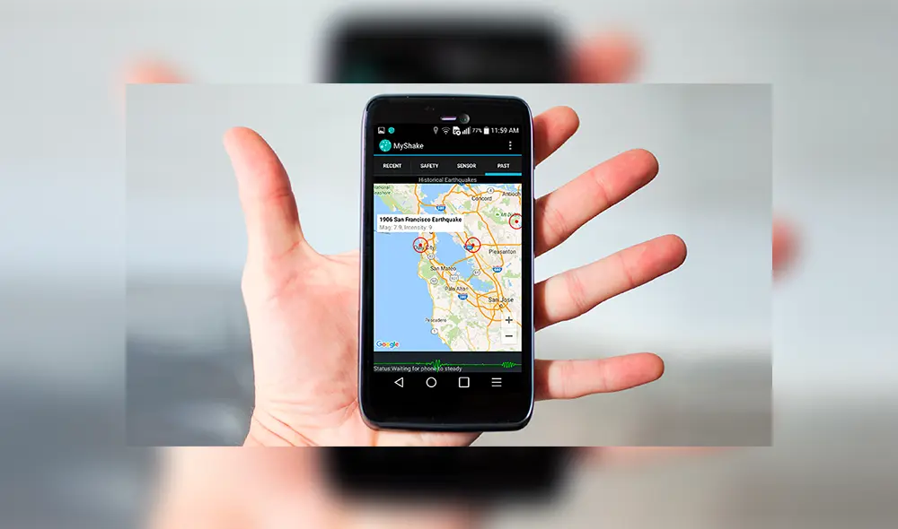 Smartphone: Esta aplicación te informará de un sismo antes de que suceda [VIDEO]