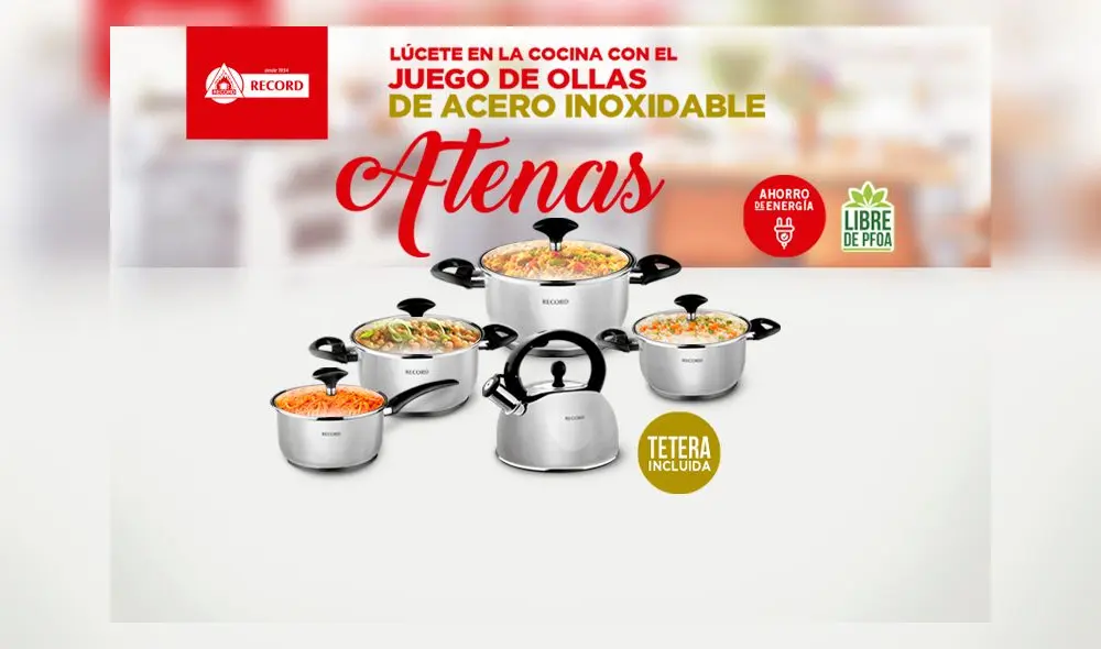Juego de Ollas de Acero Inoxidable Atenas Juego de Ollas de Acero Inoxidable Atenas