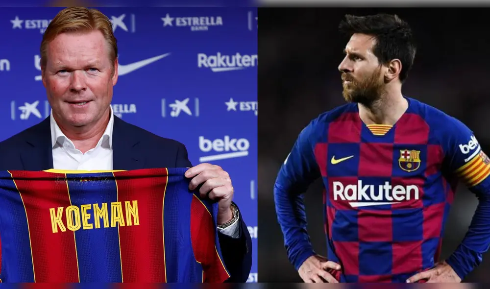 Ronald Koeman y Lionel Messi. Foto: EFE Ronald Koeman y Lionel Messi. Foto: EFE