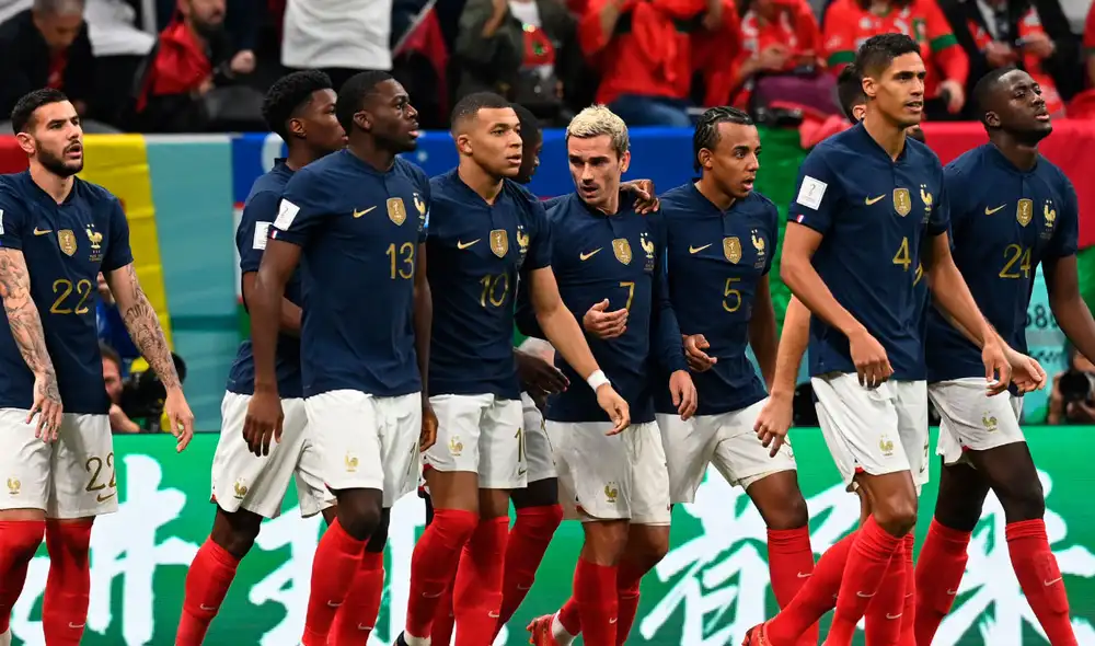 La selección francesa consiguió su pase a la gran final del Mundial Qatar 2022. Foto: EFE La selección francesa consiguió su pase a la gran final del Mundial Qatar 2022. Foto: EFE
