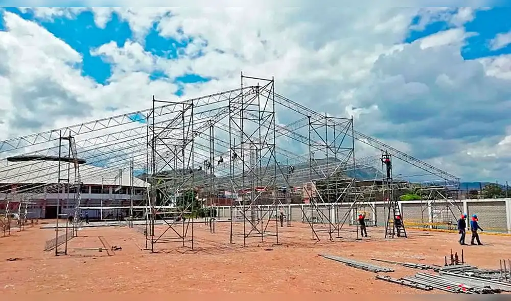 Continúa la instalación de hospitales temporales en Amazonas. Continúa la instalación de hospitales temporales en Amazonas.