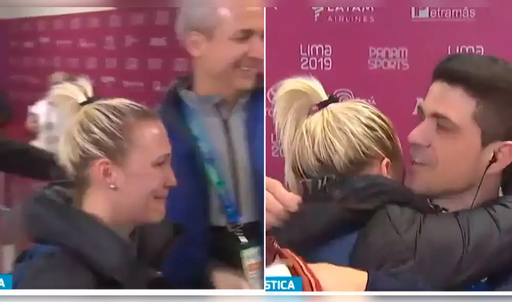 Juegos Panamericanos 2019: el gimnasta argentino Federico Molinari le propuso matrimonio a su novia. Foto: captura de video. Juegos Panamericanos 2019: el gimnasta argentino Federico Molinari le propuso matrimonio a su novia. Foto: captura de video.