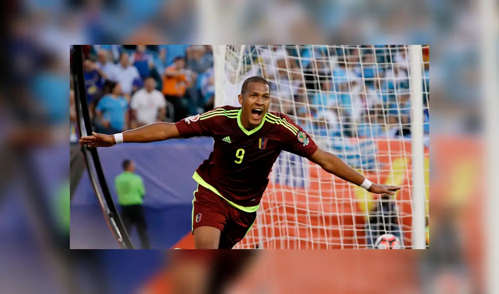 Venezuela comete error en camiseta de Salomón Rondón ¿Habrá sanción de Conmebol?