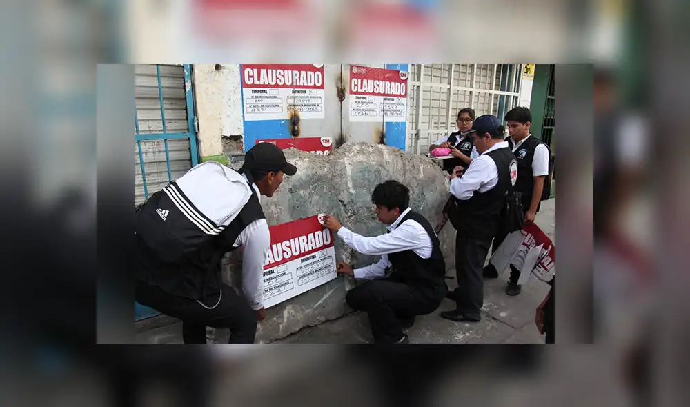 S.J.M.: municipalidad sella con bloque de cemento entradas de prostíbulos [VIDEO]