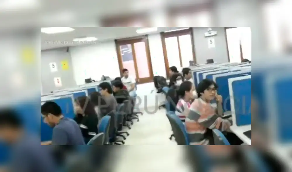 Los trabajadores no tenían las medidas de seguridad necesarias para laborar. Foto: Captura / TV Perú Los trabajadores no tenían las medidas de seguridad necesarias para laborar. Foto: Captura / TV Perú